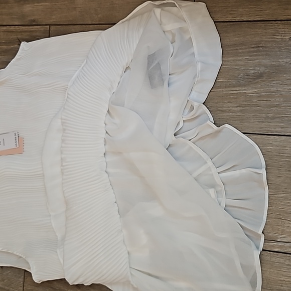 NWT Clico's Black Label pleated sleeveless dressy Top - Picture 8 of 8